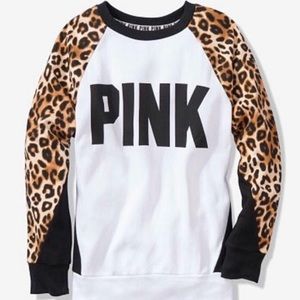 VS PINK Cheetah Long Sleeve